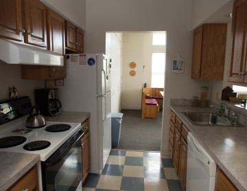 Simple Kitchen Design with cabinets