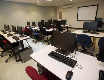 visual of a computer lab