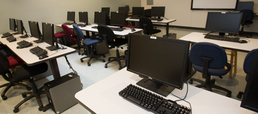 visual of a computer lab