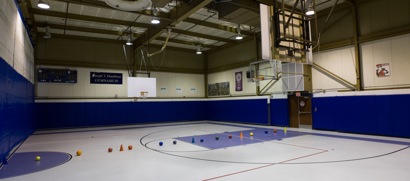 visual of a basket ball court