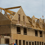 visual of a house under construction